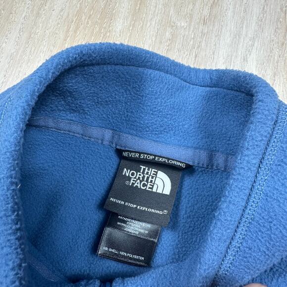 North Face Tech 1/4 Zip Fleece Pullover Outdoor Layer Hiking Jacket Men's XL - Picture 8 of 14